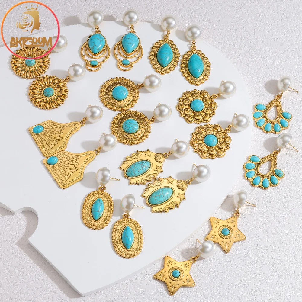 Boho Turquoise Whit… - image