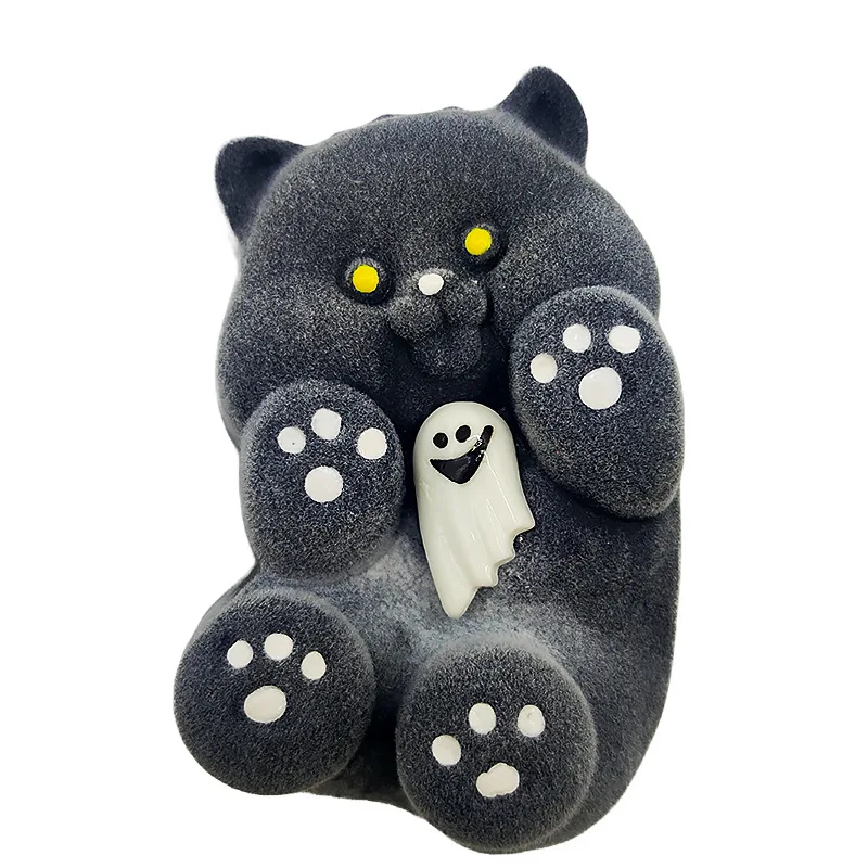 

NEW Halloween Horror Surprise Gift Cute Silicone Plush Bunny Curly Dog Fidgeting Fidgety Fingertip Toy Kids Kawaii Squishy Gifts