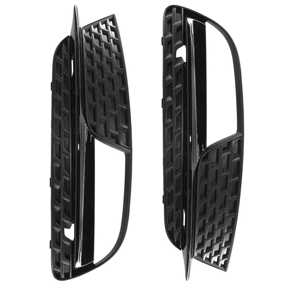 

Fit for Audi A5 2012-2016 Lower Bumper Fog Light Cover ABS Left Driver Side Right Passenger Side Car Fog Light Grille Cover