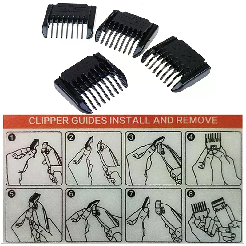 /ACR/Universal Hair Clipper Limit Comb Guide Attachment Barber Replacement Style Tools 1/2/3/4PCS