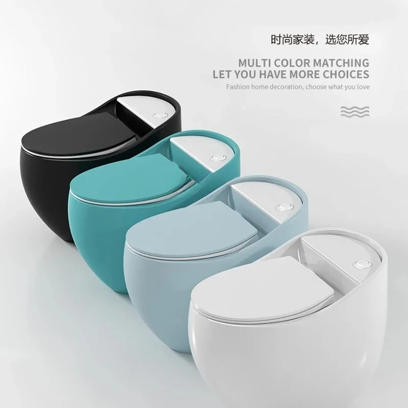 [Стовой магазин] Сифонный туалет для небольшой квартиры Персонализированный креативный туалет Домашний туалет с насосом
