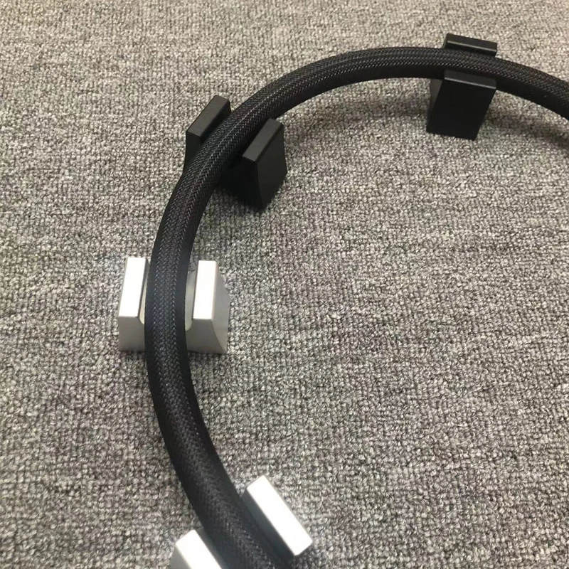 HiFi Cable Tray Stand Spike support Frame Pad di trascinamento in alluminio puro ammortizzatore multifunzione piedini per cavi dell'altoparlante di alimentazione