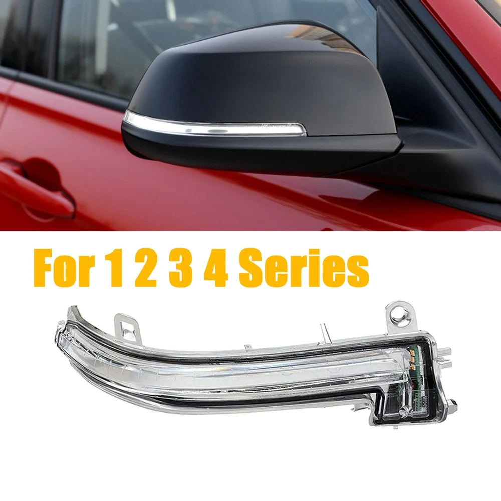 For-BMW 1 2 3 4 Series F22 F30 F32 F33 F34 F36 Right Rear View Mirror Light Auxiliary Turn Signal Lamp 63137280772