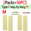 56 piezas Tipo F1 M