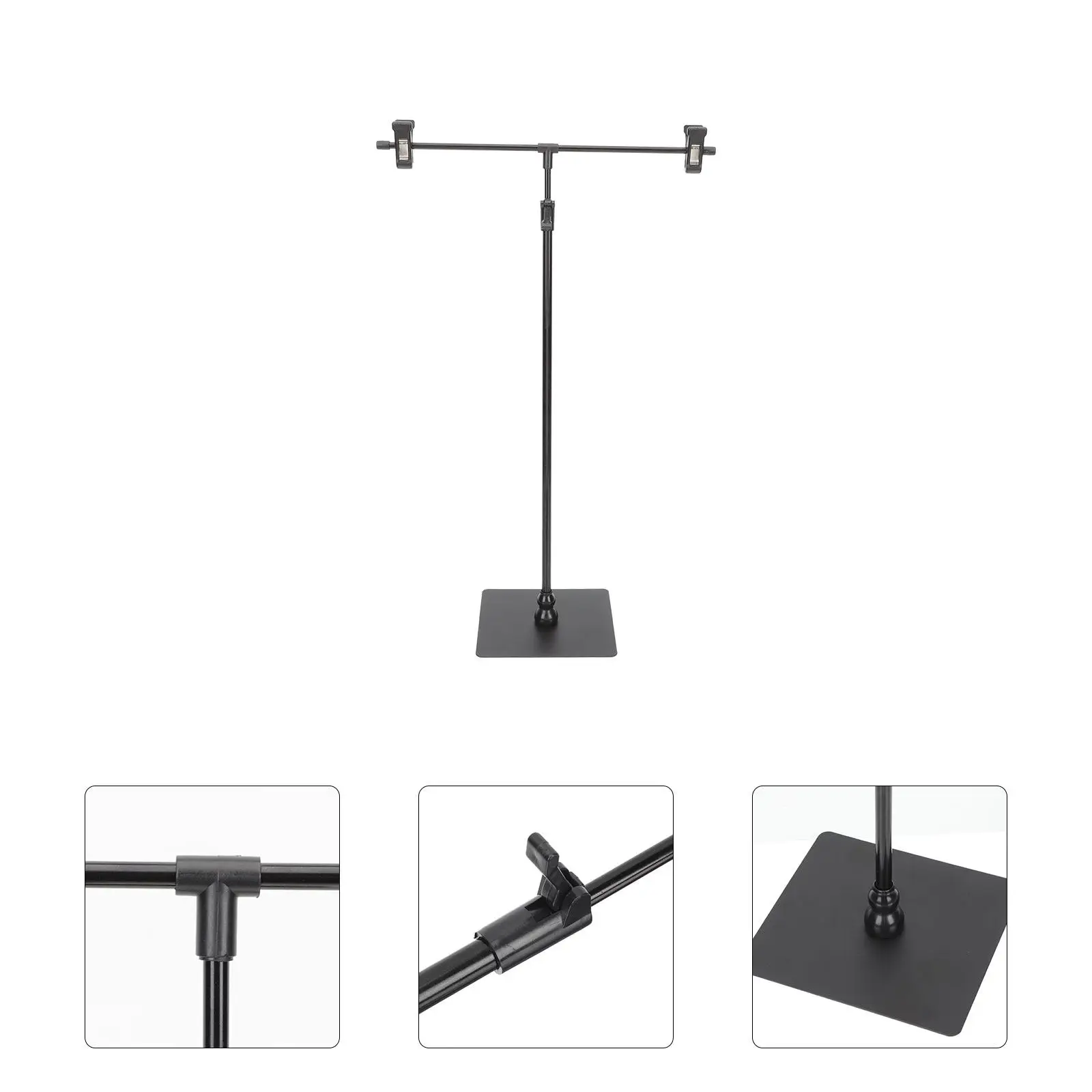 

Height Adjustable T-Shaped Poster Stand Professional Advertising Display Stand for Signs Menus Posters Yard Sign Stakes Poster