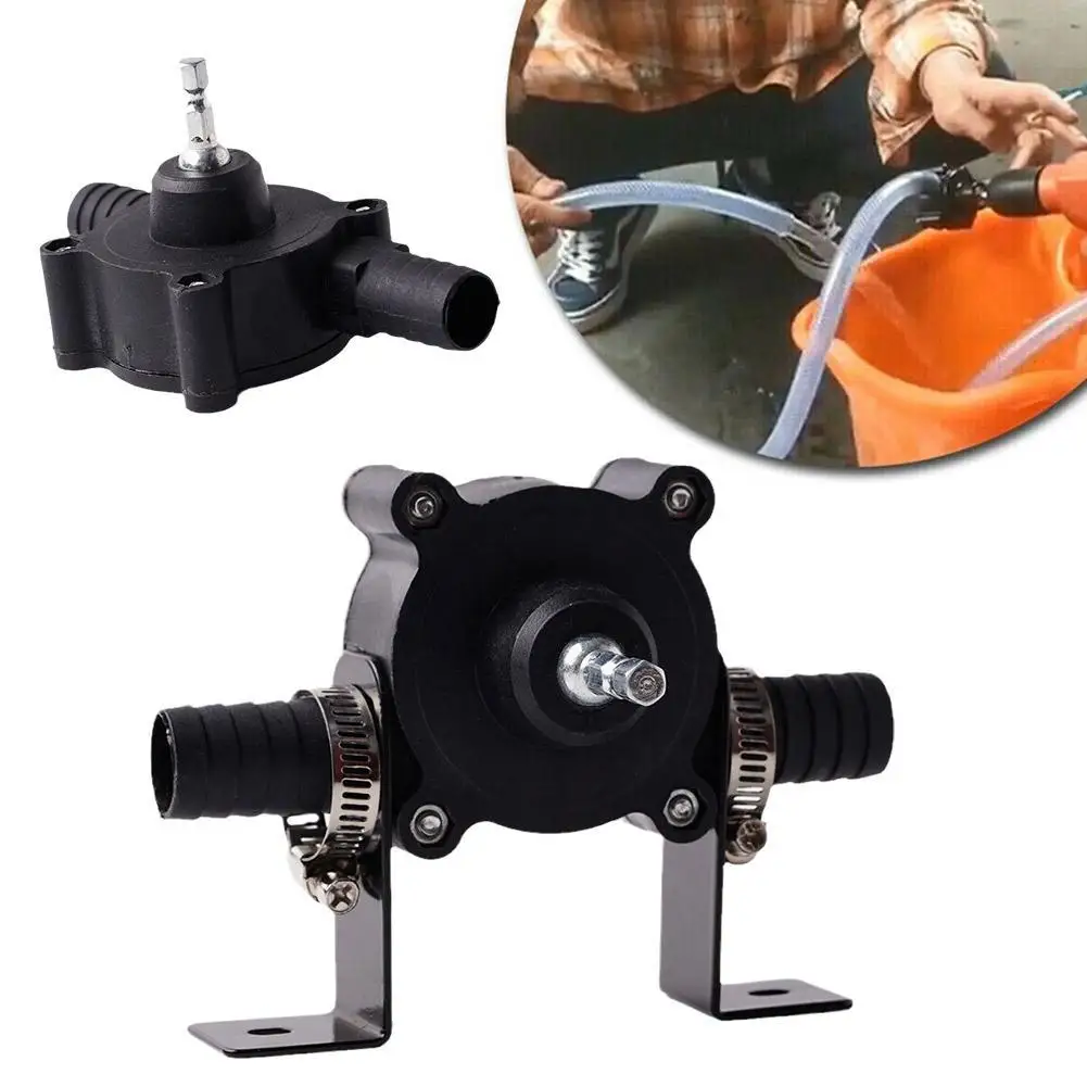 

Electric Drill Pump Mini Hand Self-priming Liquid Transfer Pumps Diesel Oil Fluid Water Pump Home Household Gardening Tool