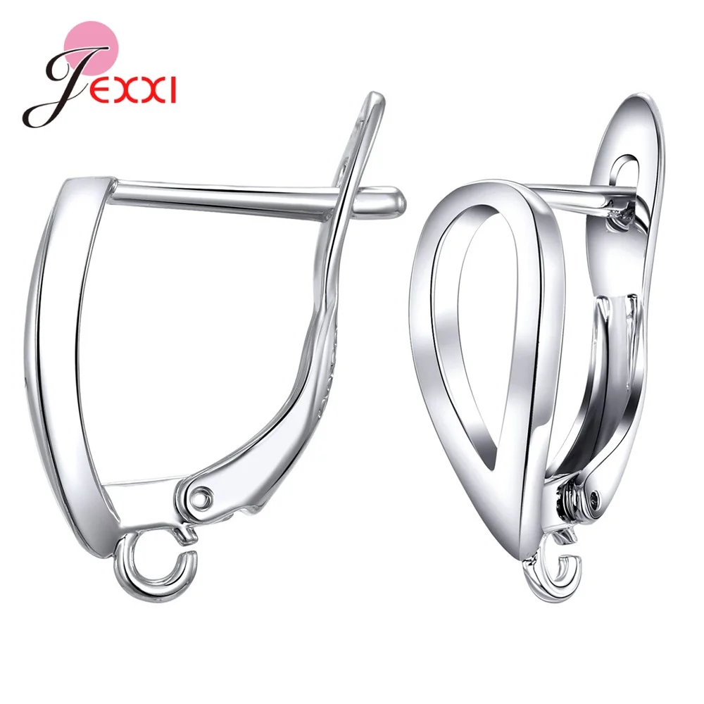 Multiple Choice Women Handmake Jewelry Accessories 925 Sterling Silver Earrings Huggies For Sale  Good Quality DIY Jewelry