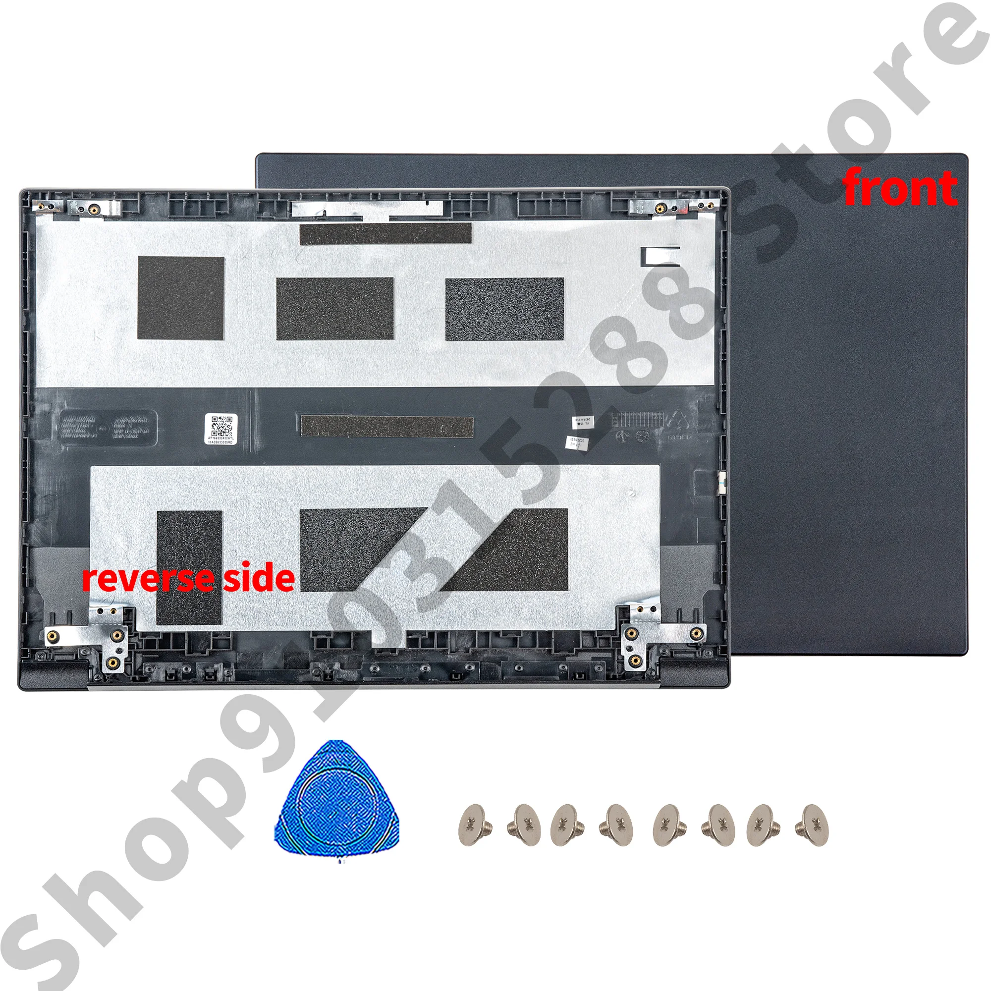 Cubierta trasera LCD para portátil ThinkPad, bisel frontal, parte inferior, bisagras, piezas, E480, E485, E490, E495, R480, R485, nuevo