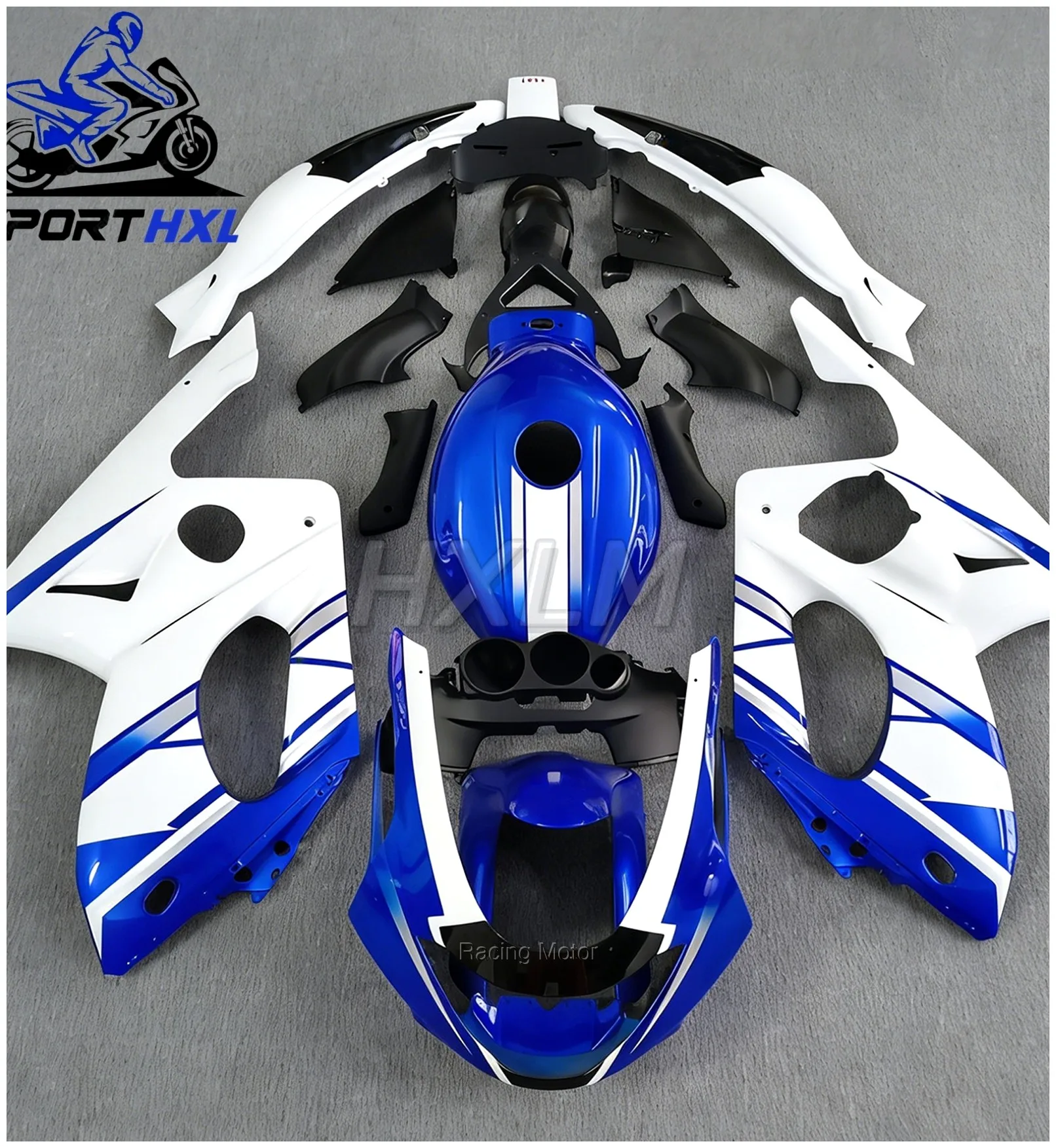 Motorcycle Fairing Kit for YAMAHA YZF600 ABS Case Protection Fairing Kit blue | Racing Motor Store