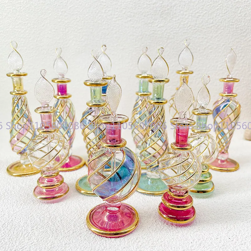 Egypt's New Flavor Bottle, Handmade Perfume Bottle, Glass Bottle Exquisite Decoration Ornament Souvenir