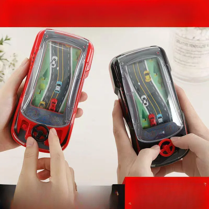 Hand-held racing games, children's thinking training, parent-child interaction, two-person combat, car adventure toys