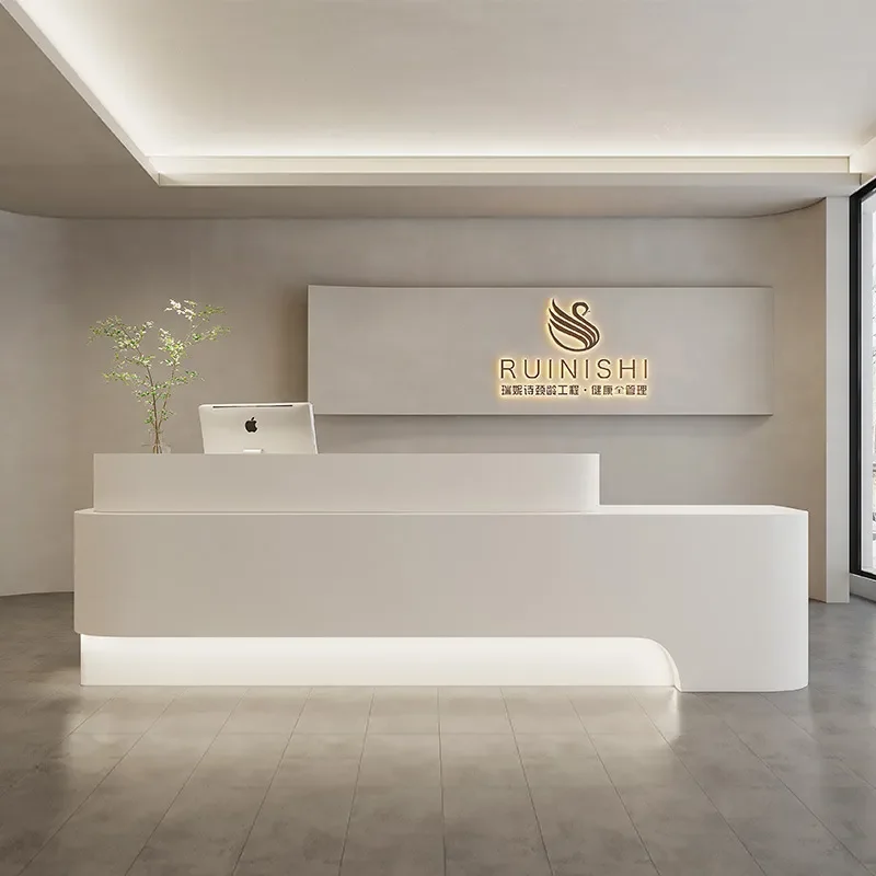 Simple Modern Bar Checkout Reception Desk for Beauty Salon Clothing Shop Dental Clinic Medical Beauty Company