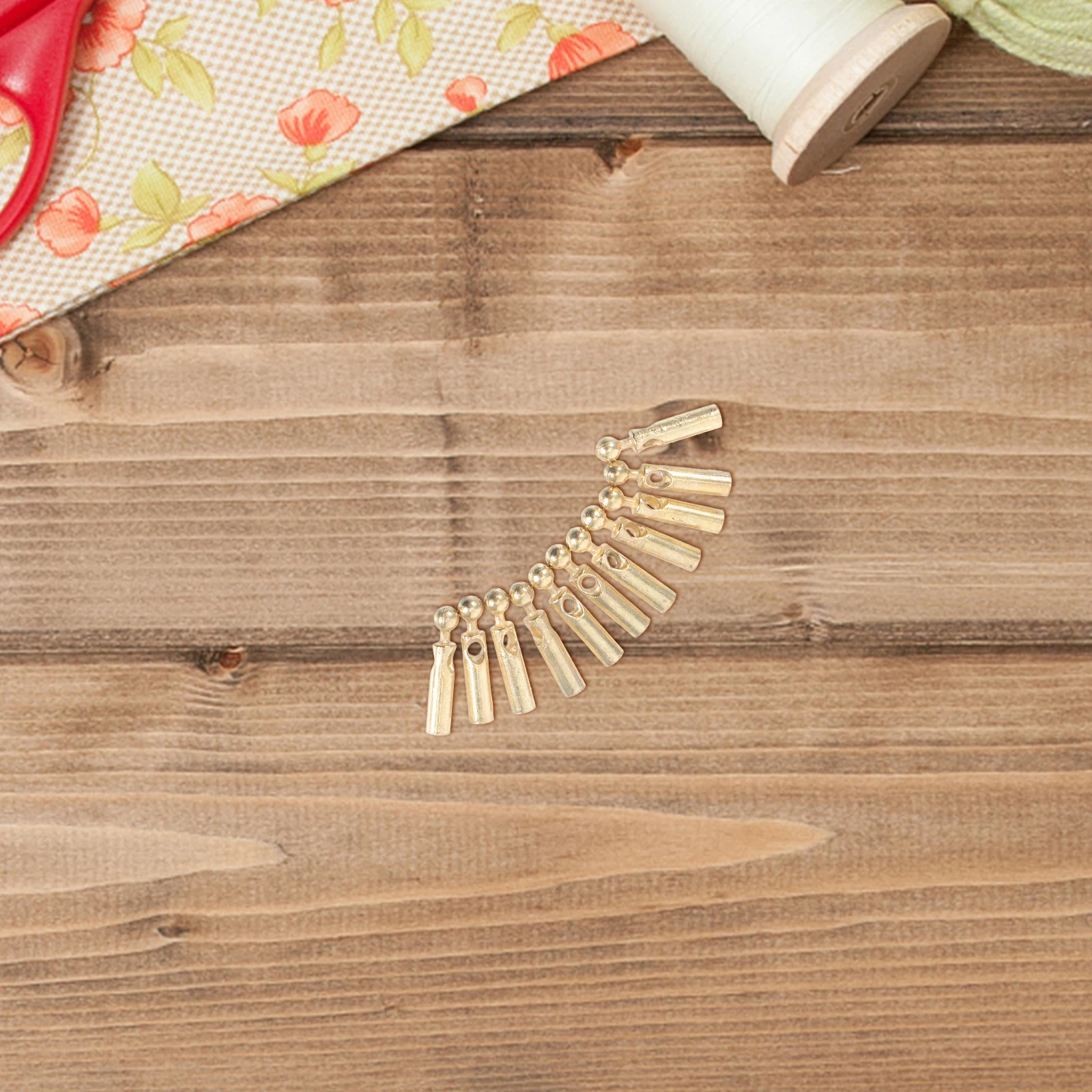 

10pcs Umbrella Tail Beads Metal Replacement Parts For Folding Sun Umbrella Repair Cover Components Durable Head Beads