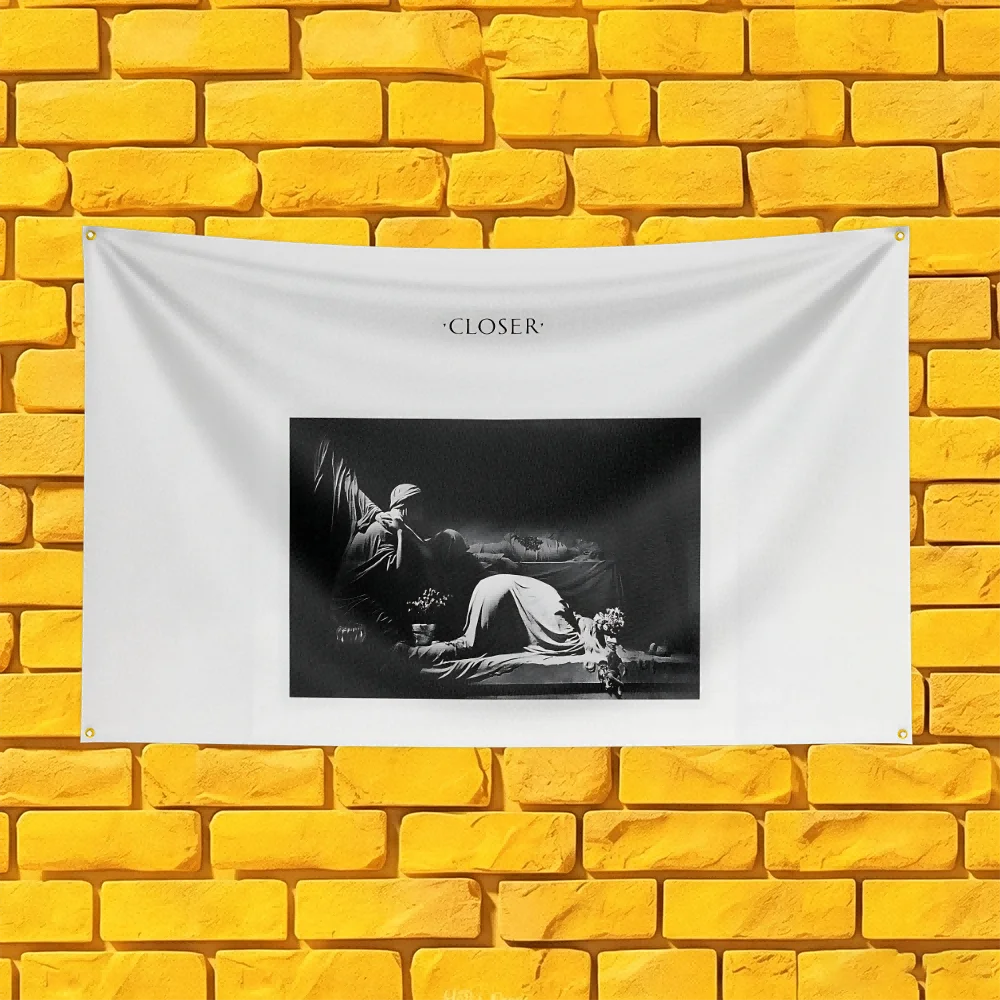 Joy Division Inspired Rock Band Flag 3x5 FT Polyester Banner For Man Cave Wall Decor Fan Gift