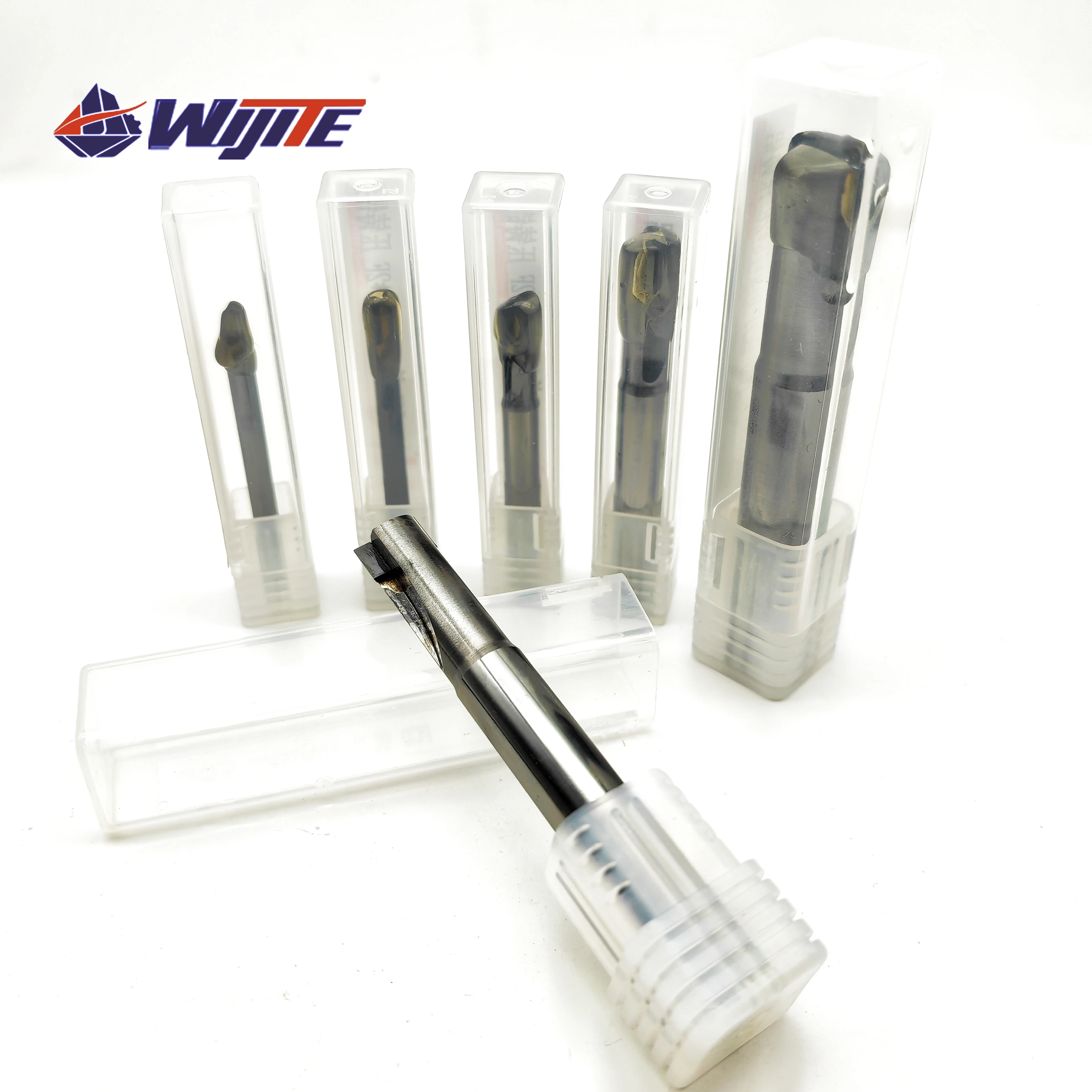 Imagem -02 - Cortador de Fresagem de Diamante Pcd Carbon Fiber Glass Fiber Bakelwood Processing Tool Cnc Die-cast Aluminum End Milling Cutter