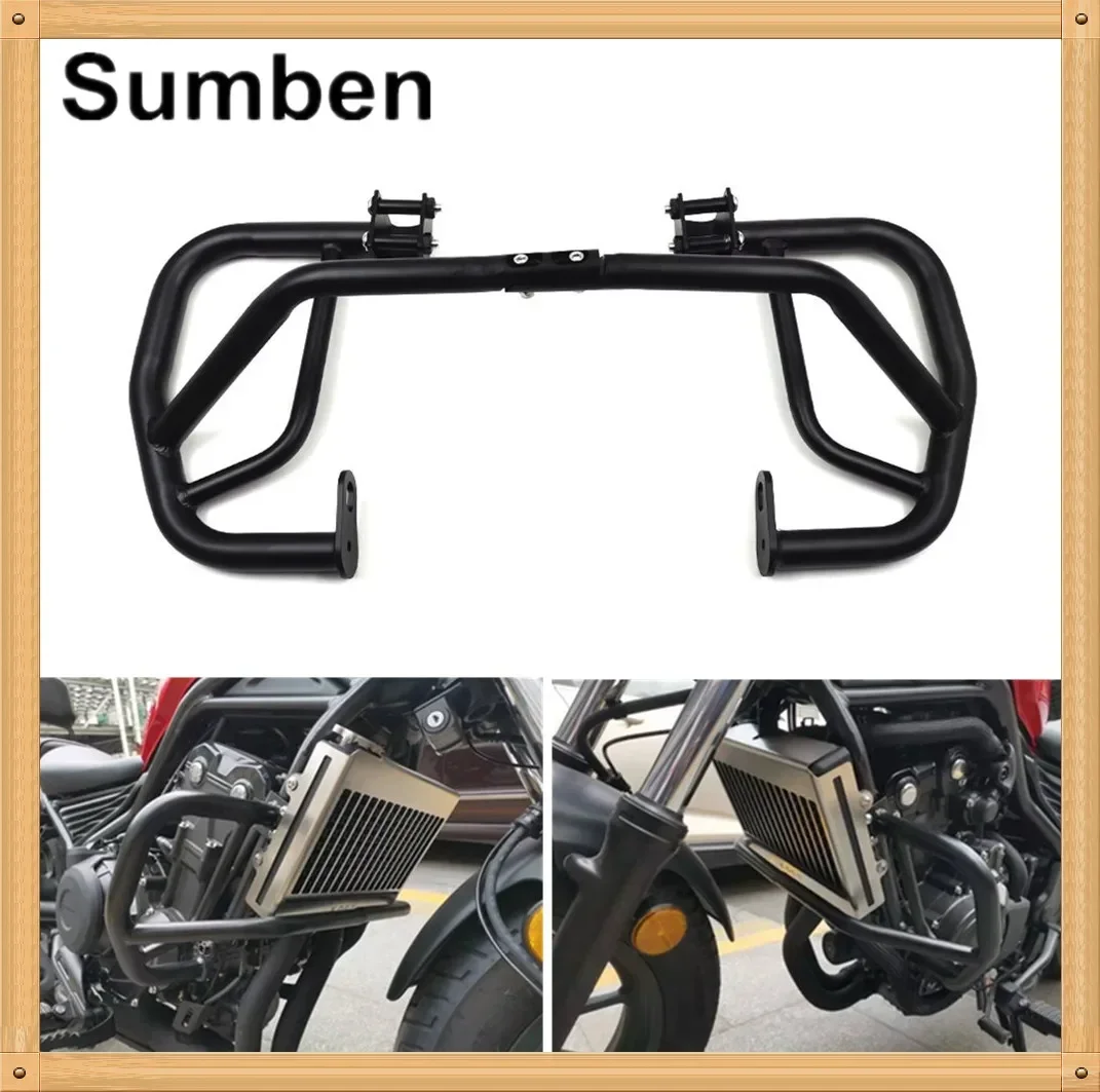 17-24 Rebel 250 Engine Guard Crash Bars For Honda Rebel CL CMX250 CMX 300/500 CL300 CL500 2017-2024 Bumper Knee Leg Protection