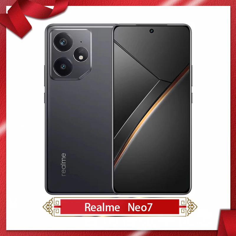 Unlocked Realme GT Neo7 5G Phone Dimensity 9300+ 5G 6.78inch 120Hz 80W Fast Charge 7000Mah 50MP Camera OTA Google Play NFC Neo 7