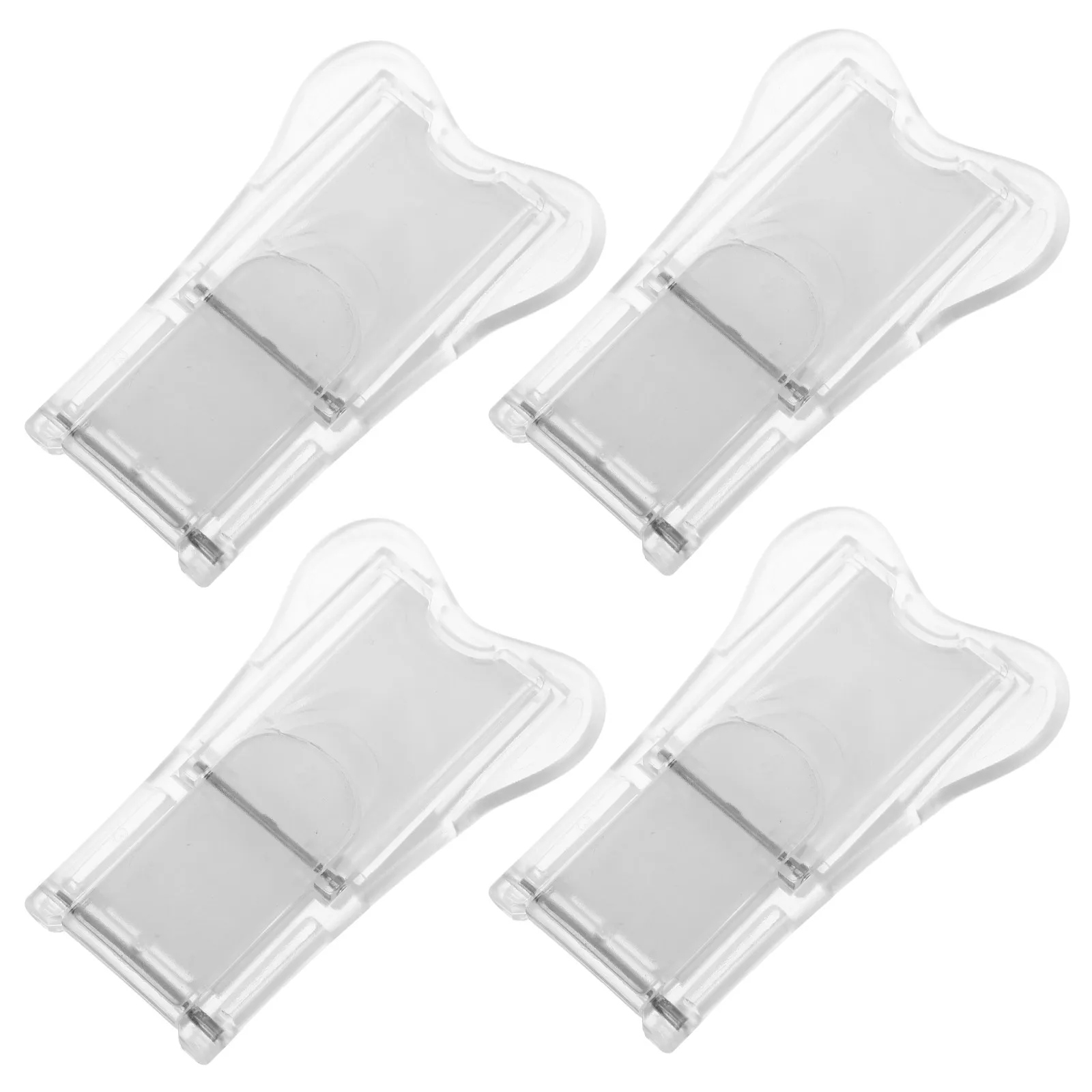 

4Pcs Child Proof Sliding Door Locks Transparent Self Adhesive Window Locks Baby Safety Window Guards Toddler Protector Security