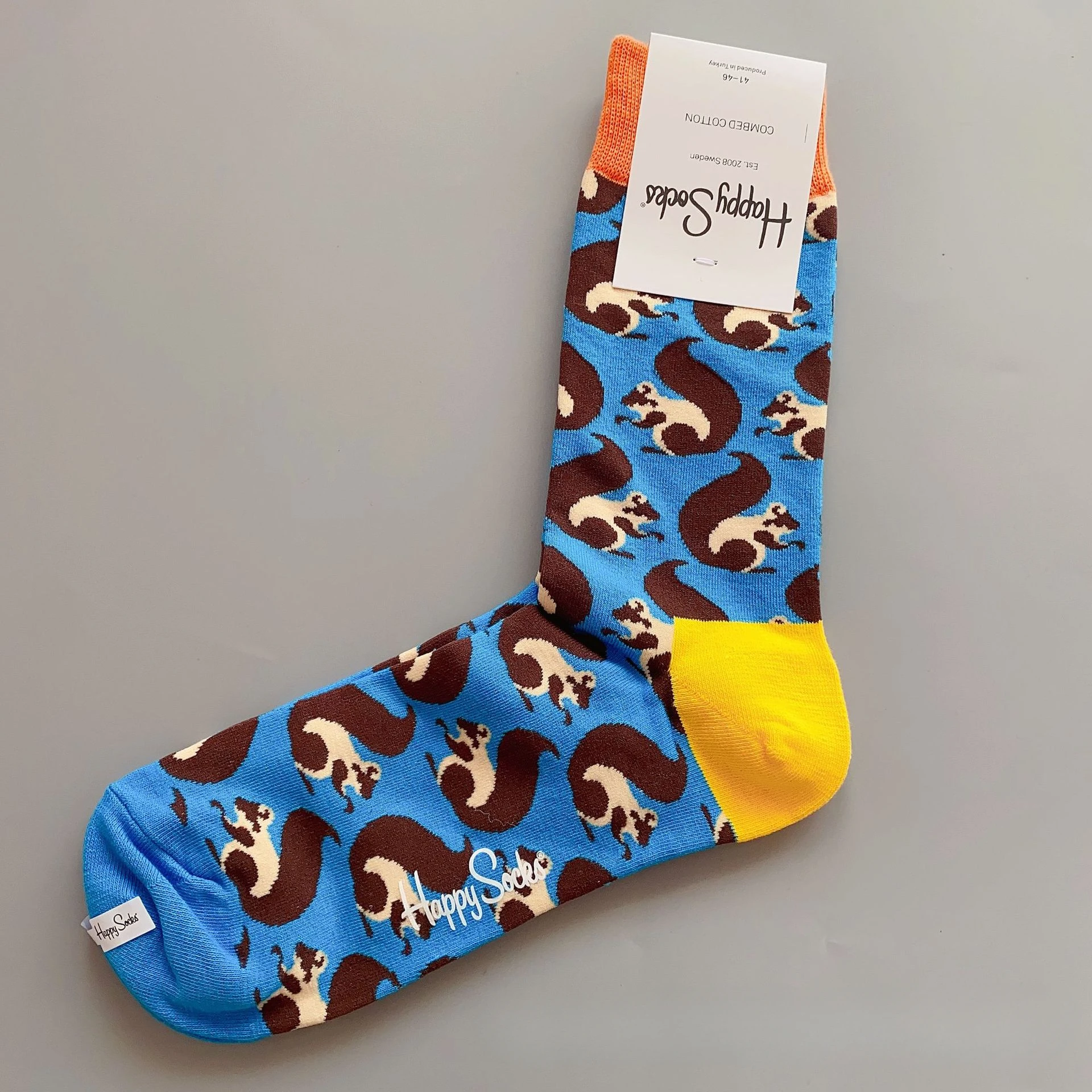 Happy Socks Qbert Dress Socks Novidade Homens 8-12 Crazy Fun Sockfly