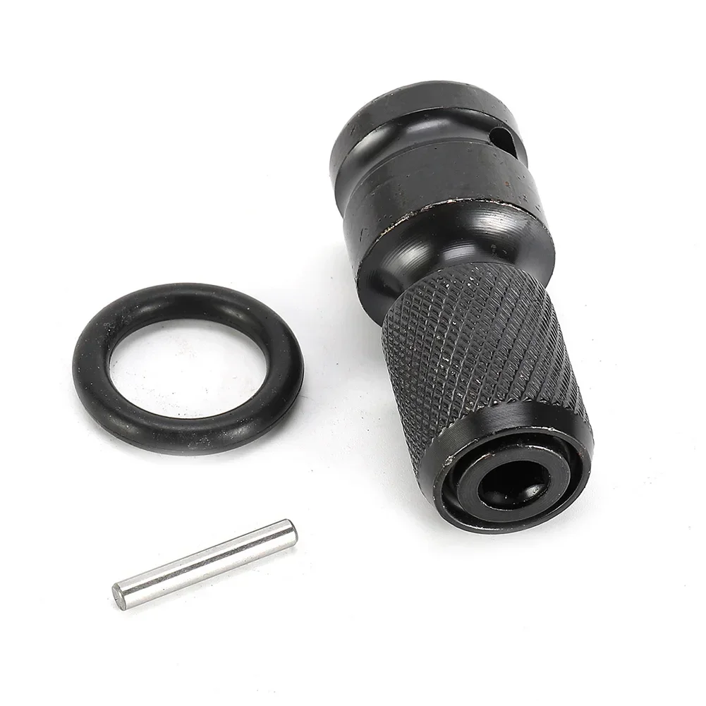 Drill Chuck Converter Socket Adapter Set Hex Shank 1/2" Drive To 1/4" Impact Drilling Bits Driver Quick Load Adapter Power Tools