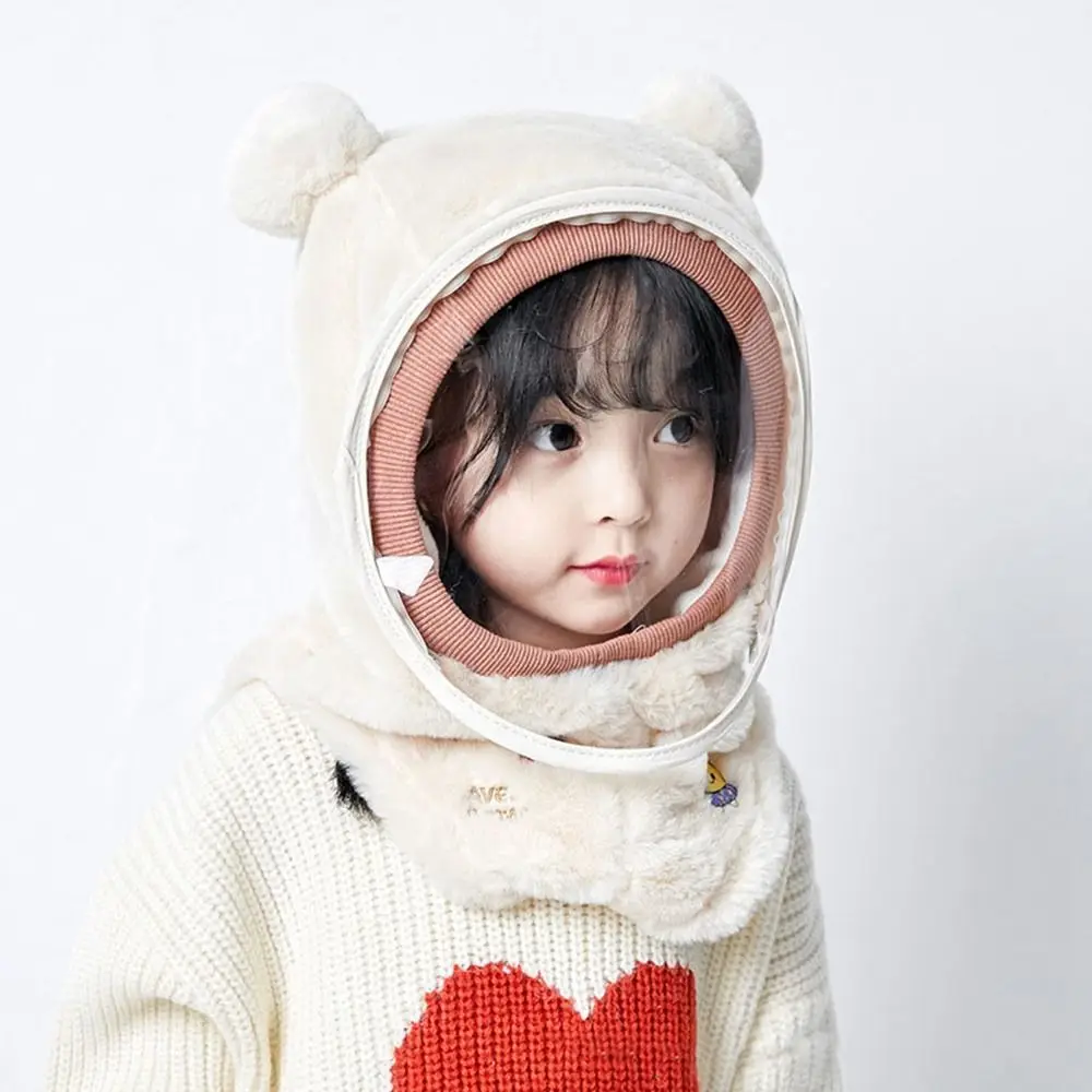 Fashion Ear Protection Thick Warm Cap Cotton Windproof Fur Windproof Hats Winter Warm Snow Hat Children