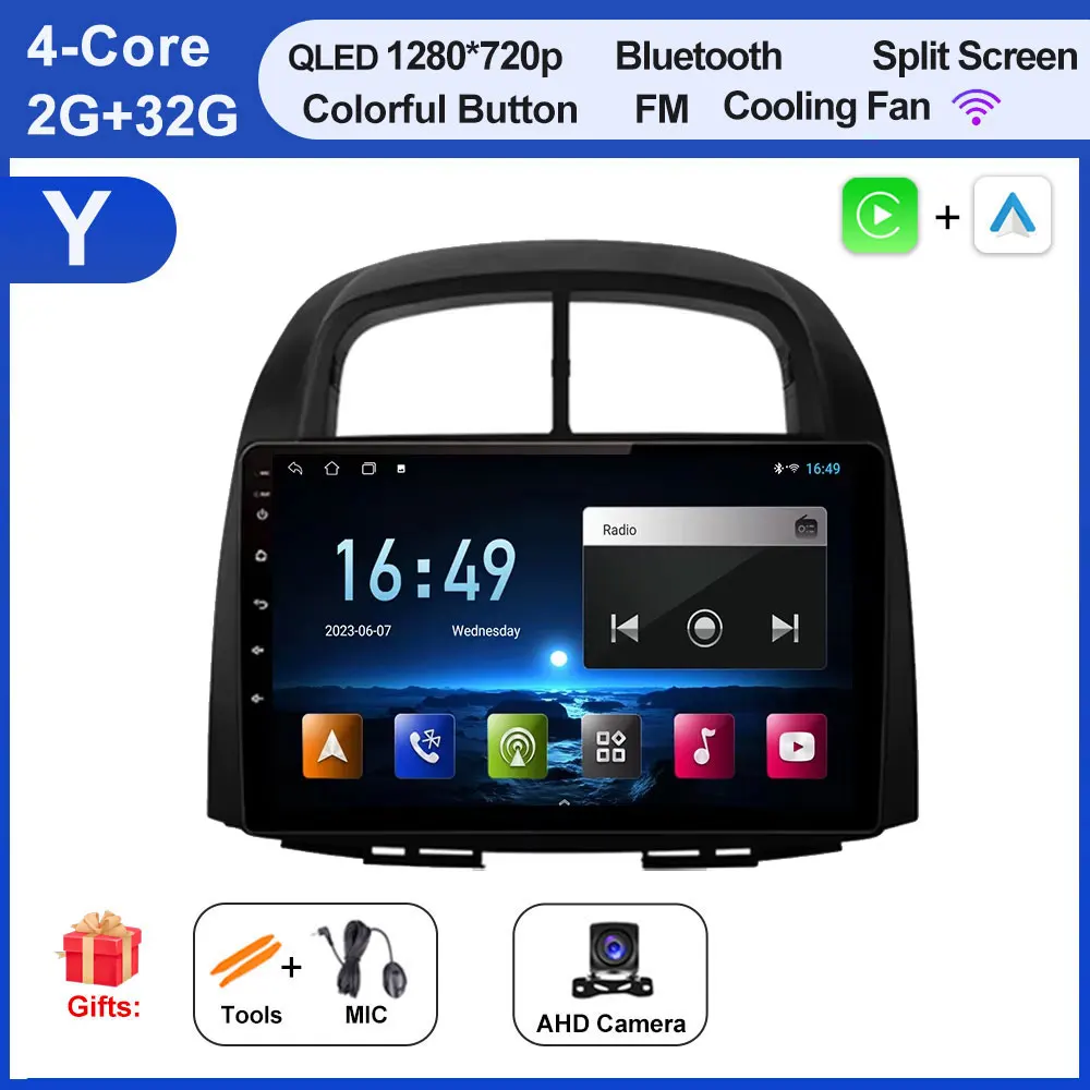 Draadloze CarPlay Android Auto Radio Auto Multimedia GPS Video Voor Subaru Justy Toyota Passo Daihatsu Boon Sirion 2007-2013 tool