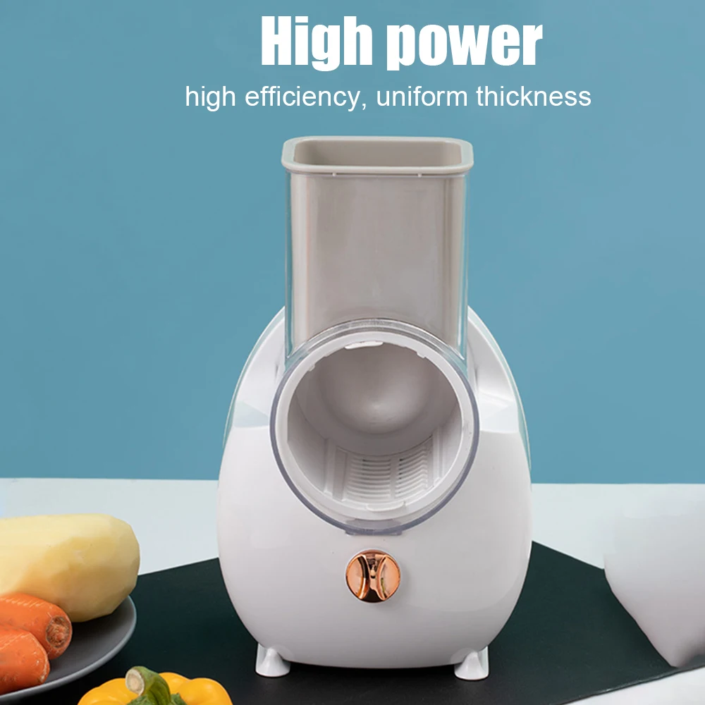 Electric Cheese Grater Shredder Grater Type-C Charging One-Touch Control Cordless Rotary Automatic Electric Slicer Shredder