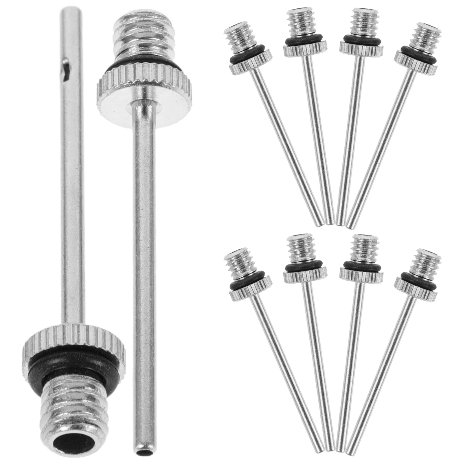 

10pcs Metal Soccer Pump Needles Needle Inflation Needles for Sports Balls Basketball Pump Compatible Valve Core