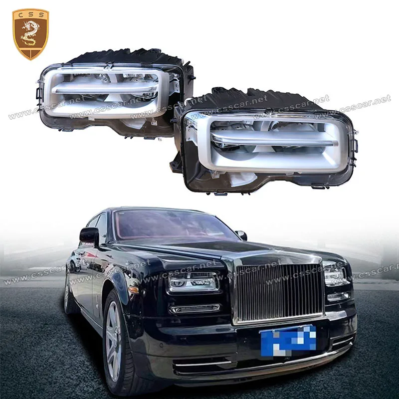 1 Pair Front Bumper LED Headlight Old to New 8th Generation Car Straight In Line ConnectionT urn Singal Fog Light For Phantom