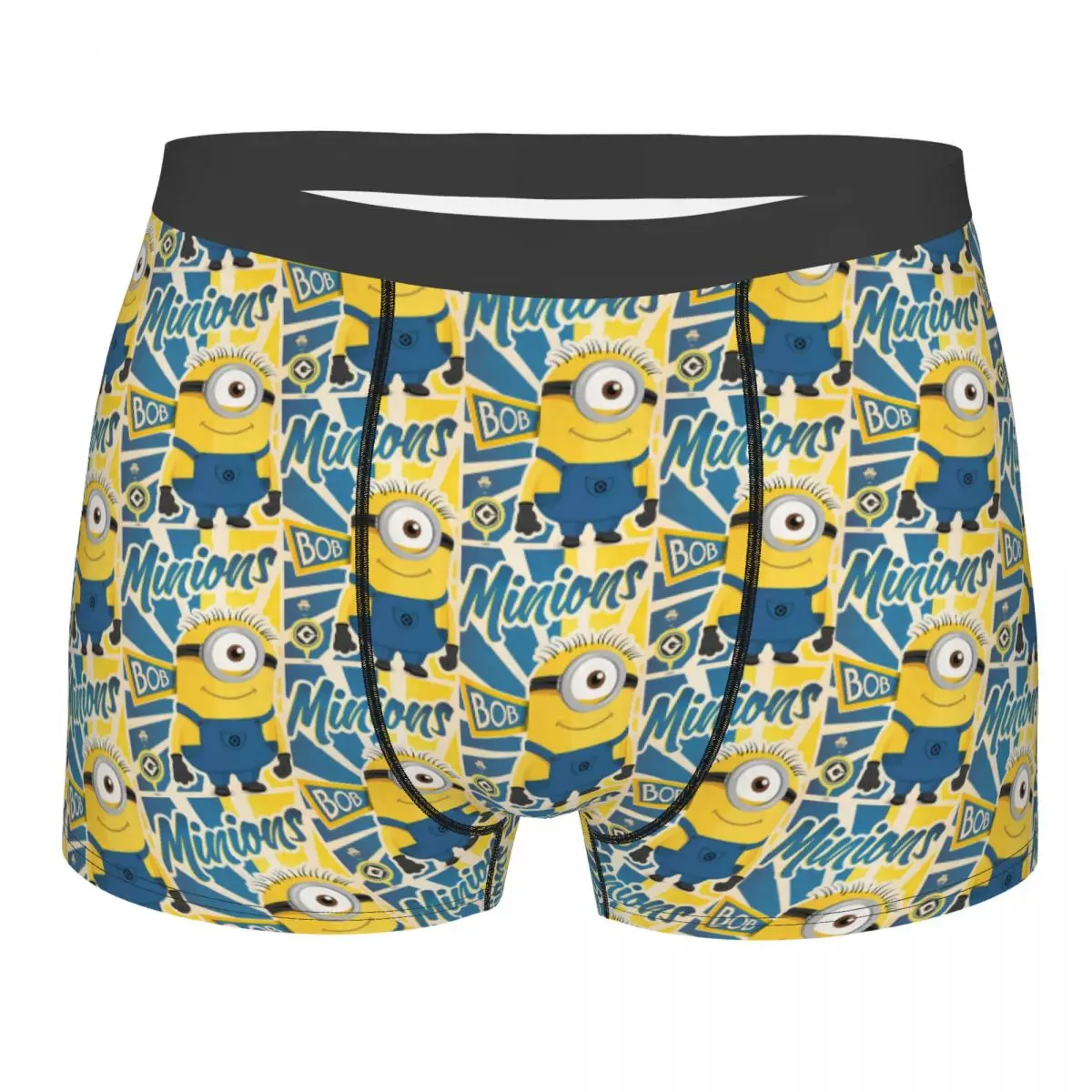 

Custom Anime M-Minions Cartoon Underwear Male Print Boxer Shorts Panties Briefs Soft Underpants