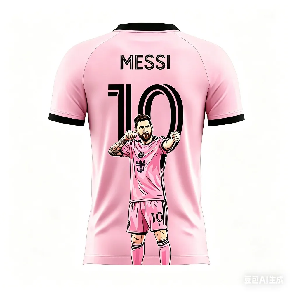 Messi Style Kids Football Jersey T-Shirt