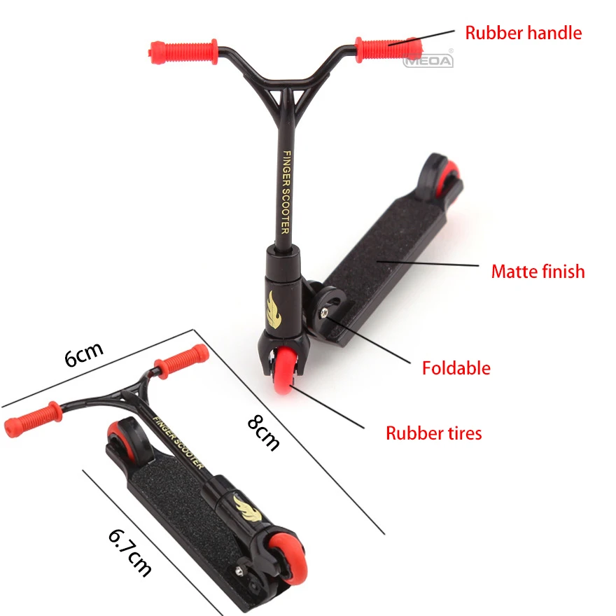 Kit di scatole per skateboard con dita in lega smerigliata Mini abbigliamento da bicicletta Pantaloni sportivi Scooter Tavola da surf Giocattoli per il tempo libero a casa per interni