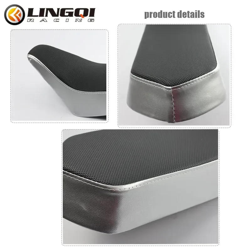 LYNNCHI دراجة نارية وسادة مقعد السرج الأسود رغوة غطاء مراتب مضاد للماء عالي الجودة ل 50cc 70cc 110cc 125cc المريخ الصغيرة ATV رباعية قبالة الطريق أجزاء