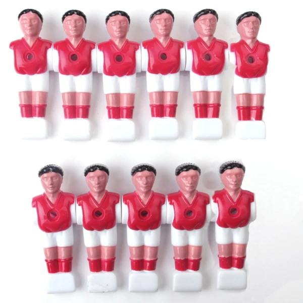 11Pcs Hard Plastic Soccer Foosball Man Player Part Guys Accessories 4.3 Inch