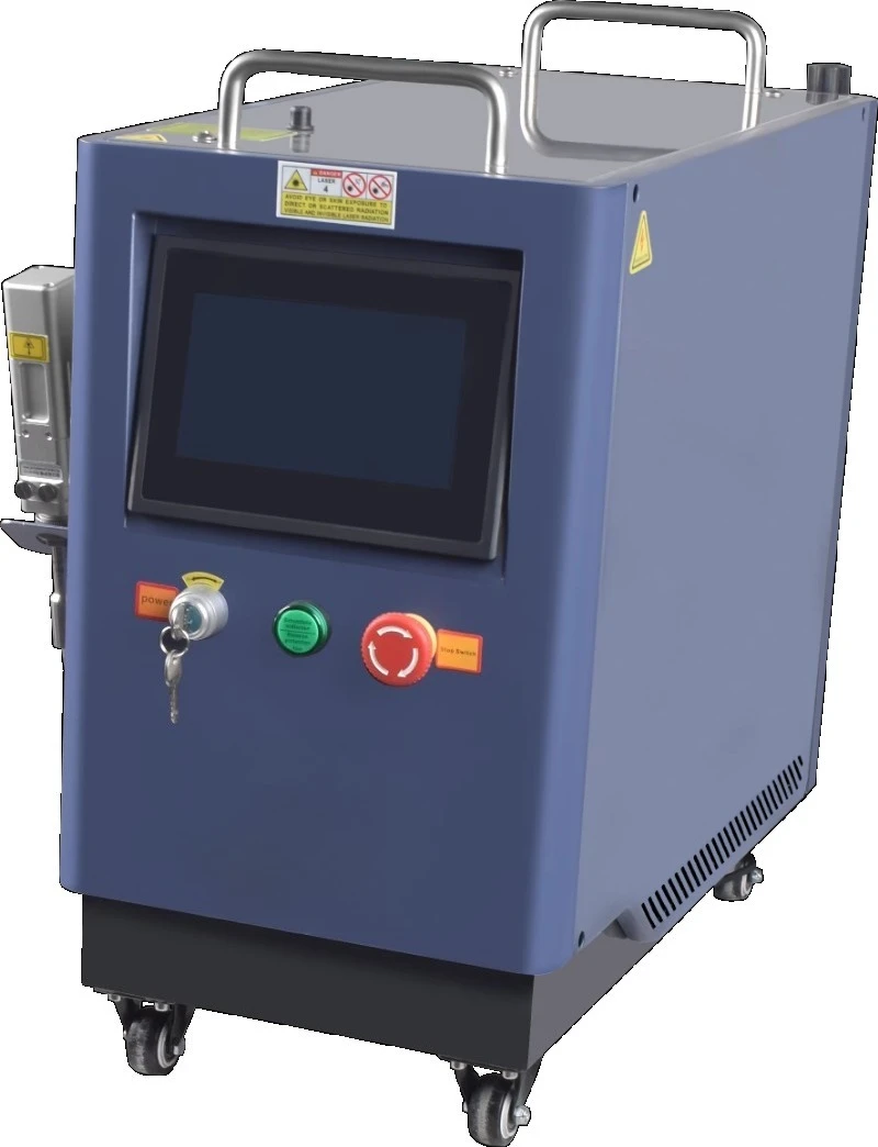 Cnczone 1500W Mini Fiber  Welding Machine Handheld Easy Operate New Condition Air Cooling Metal Cutting Equipment Rust