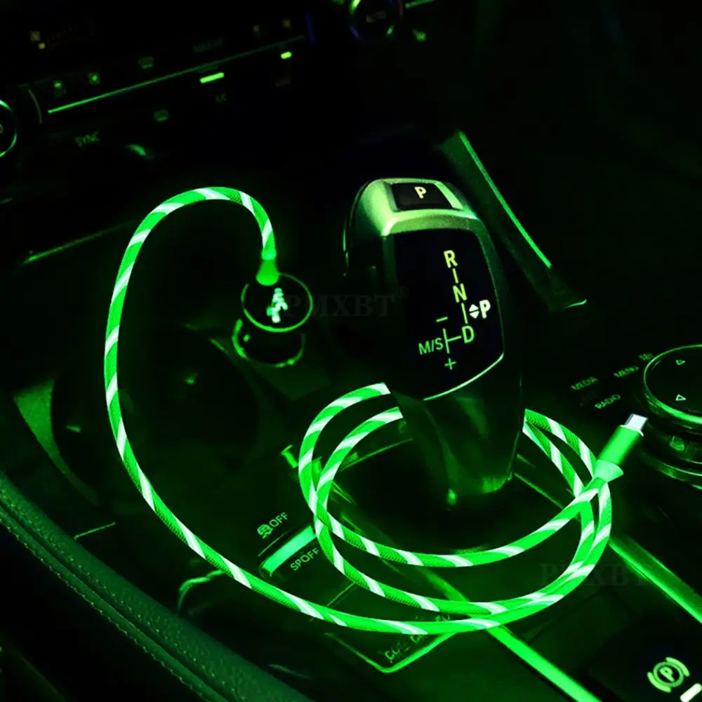 

Светодиодный провод USB C Тип C Быстрая зарядка Микро-USB Светодиодный светильник Кабели для зарядки мобильного телефона Светящийся кабель Зарядный провод Тип C Шнур для передачи данных