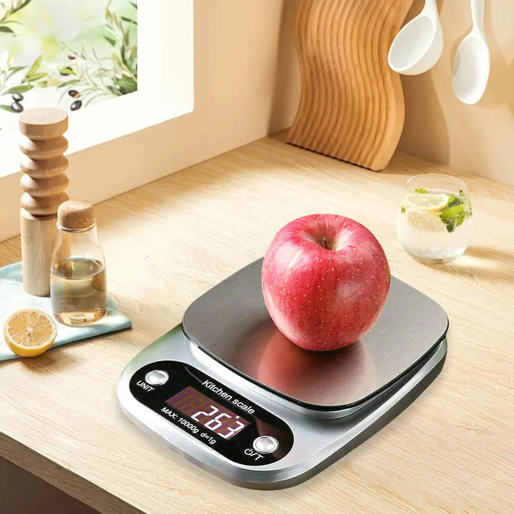 High Precision Kitchen Scale 10kg Electronic Jewelry Food Baking Scale Multifunction Measuring Tool Electronic Scale Lcd Display