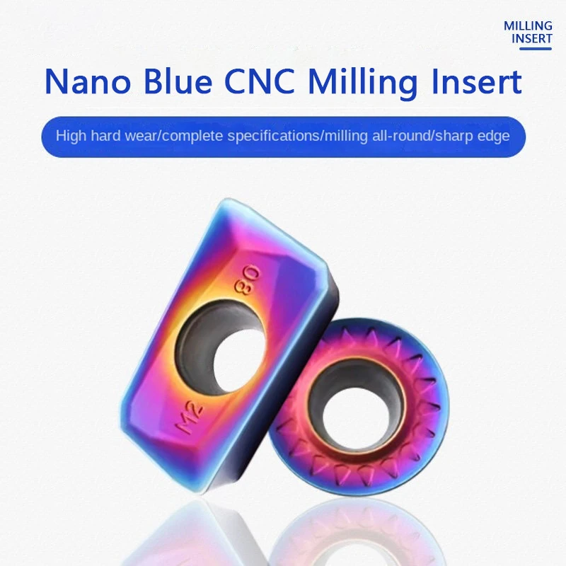 Hochharte Spezialfräseinsätze für gehärteten Stahl APMT1135 APMT1604 R5 R6 Nano Blue Hartmetalleinsätze – Detail 1