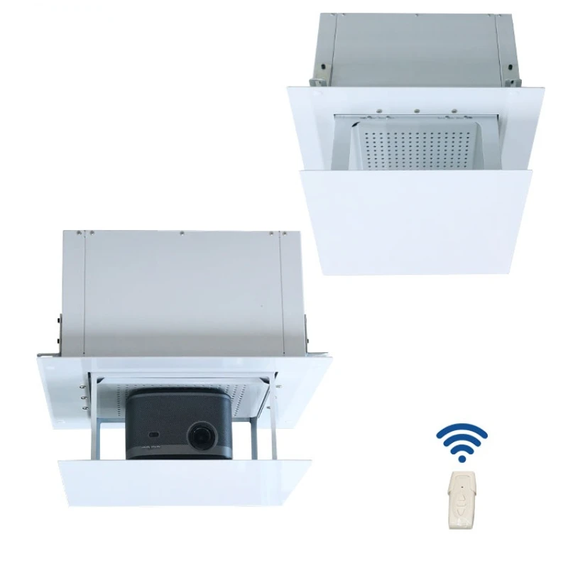 New Arrival Size Customize Motorized Ceiling Projector Mount With Remote for Home Theater System