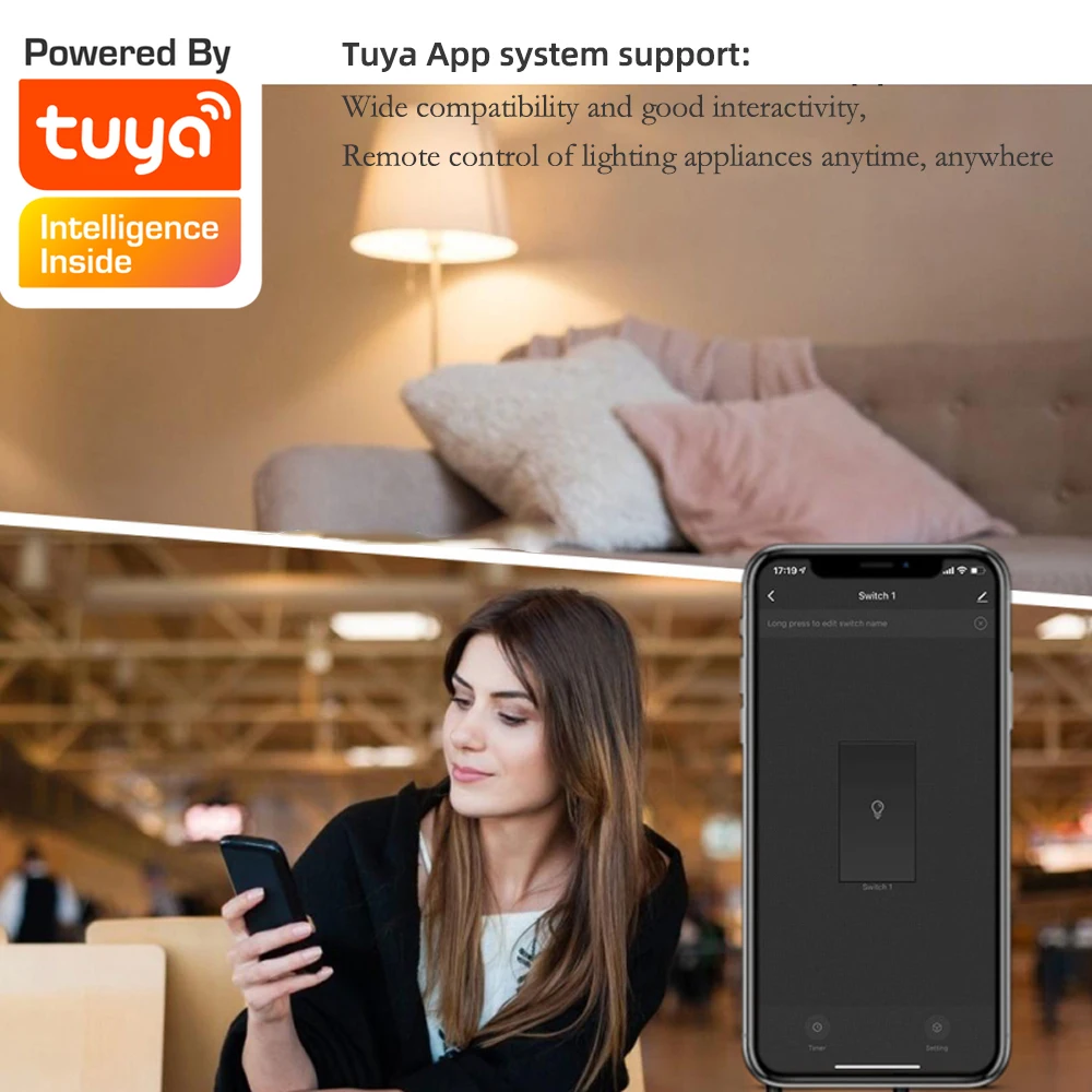 Cerhot 10A WIFI Switch Smart MINI Module DIY Home Improvement Interruptor Smart Tuya Smart life Remote Controller Wall Switches