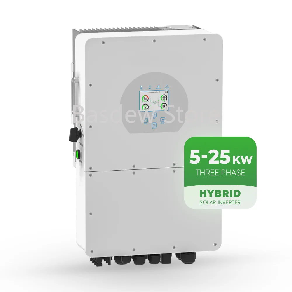 Mppt hybrid solar inverter 3-phase 48V 5Kw 6Kw 10Kw 12Kw 15Kw 12Kva grid-connected and off-grid hybrid household