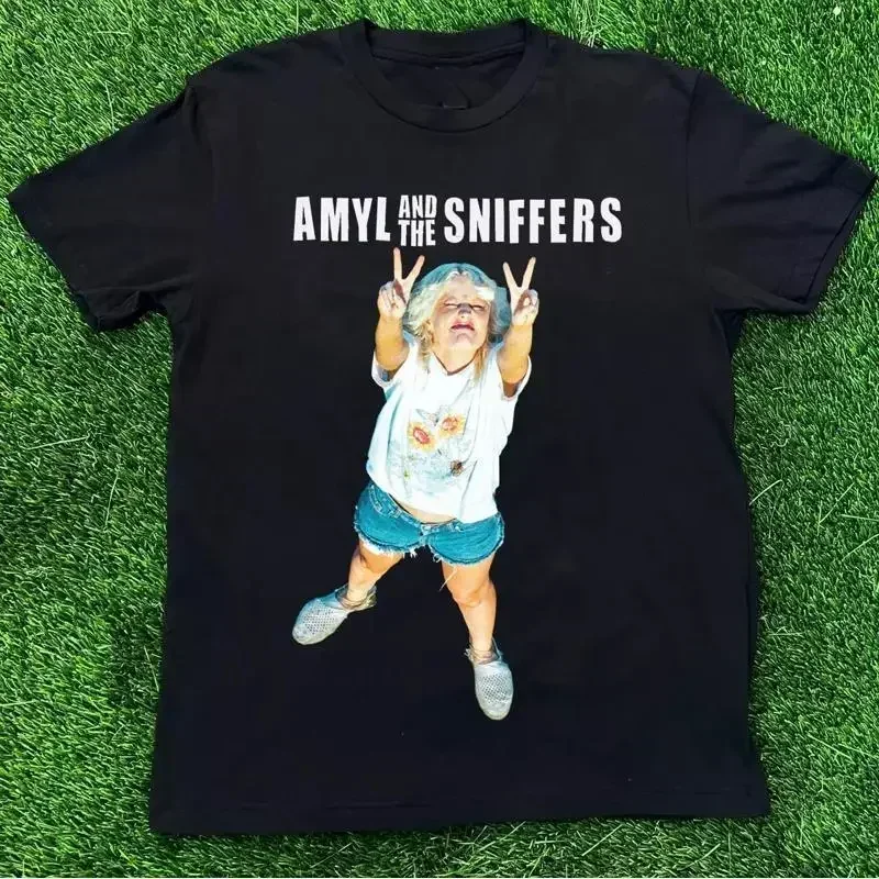 NEW Amyl and the Sniffers Funny For Fan Black All Size T Shirt