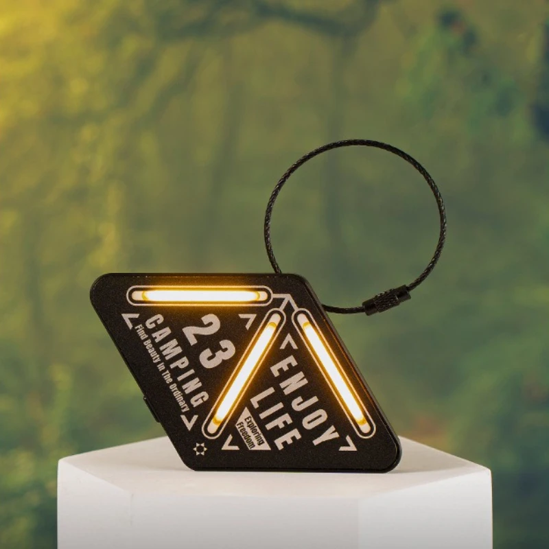 Night Outdoor Hiking Light Up Small Pendant Pointing LED Light Portable Hookable Dimmable Compact Night Light