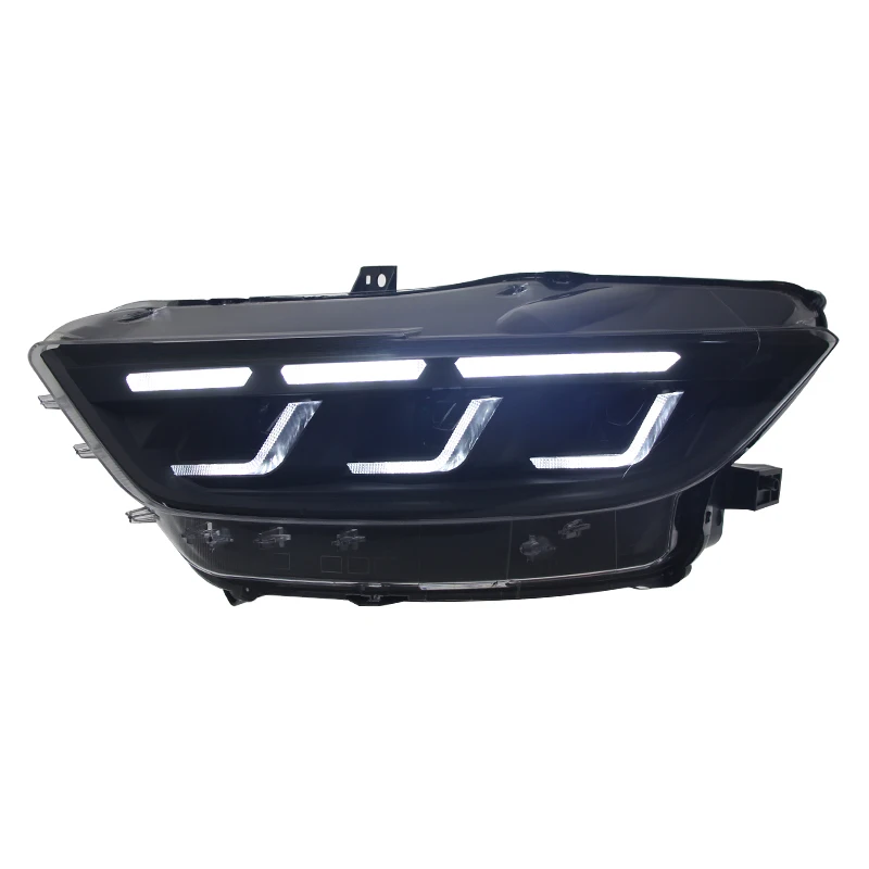 Upgrade full led dynamic 2023 style headlamp headlight front lamp plug and play for Ford mustang head lamp head light 2015-2017