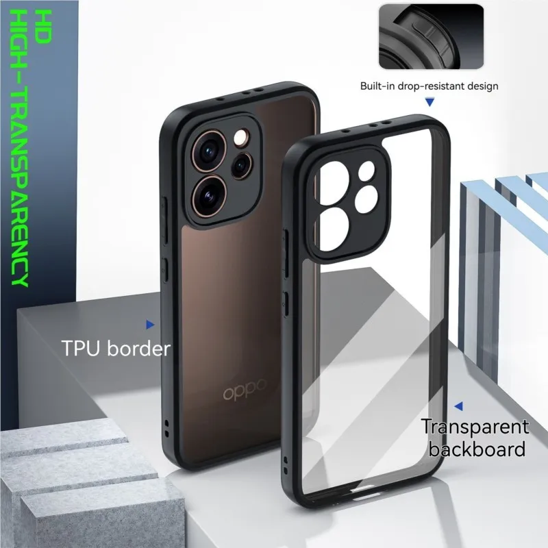 حافظة لهاتف OPPO Reno15 Pro من البولي يوريثان لهاتف OPPO Reno15 Pro غطاء حماية شفاف مقاوم للصدمات لهاتف OPPO Reno15 Reno15 Pro 5G #3