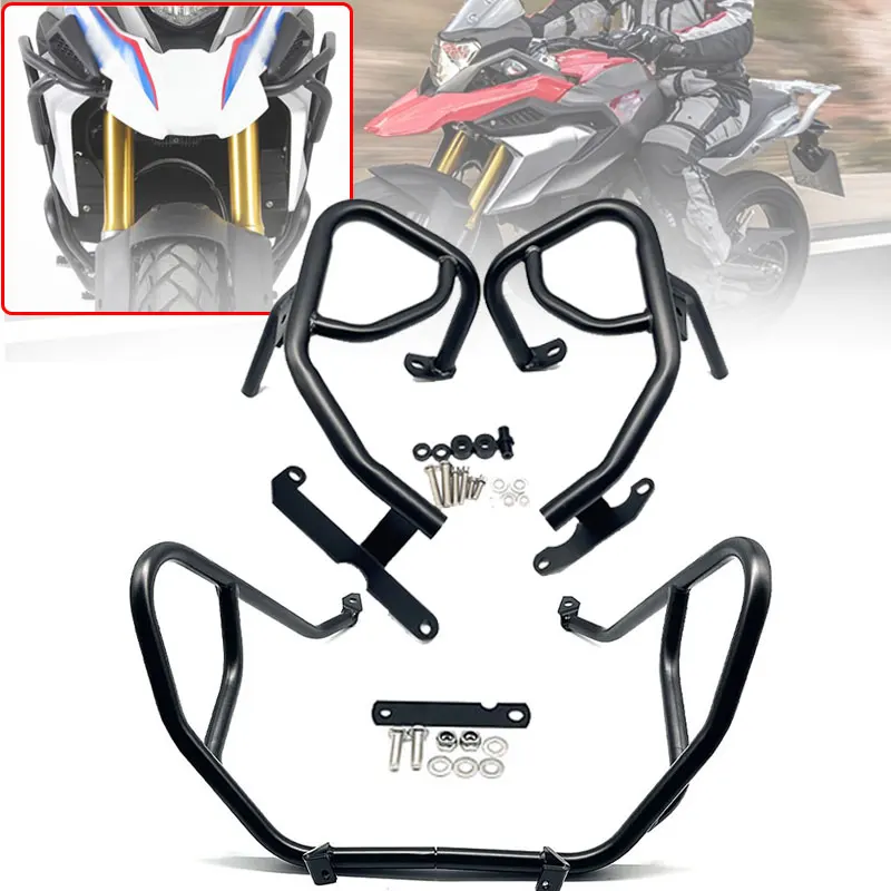 Fit for BMW G310GS G 310 GS Crash Bars Engine Guard Bumpers Tank Protector Cover G310R G310 R 2017-2021 2022 2023 New G310 GS