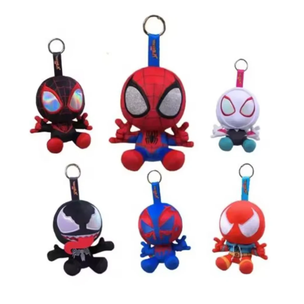 

Плюшевый брелок-подвеска Spider-Man Cosbi для рюкзака, персонажи аниме, аксессуары, подарок для мальчиков, рождественский подарок
