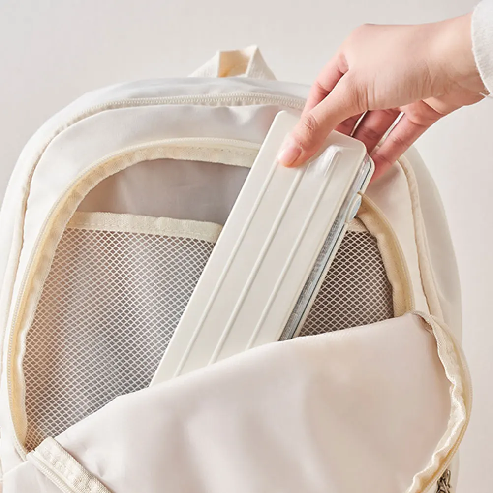 

Double Layer Pencil Case Car Marker Organizer for Desk Envelope Holder Back to School Clear