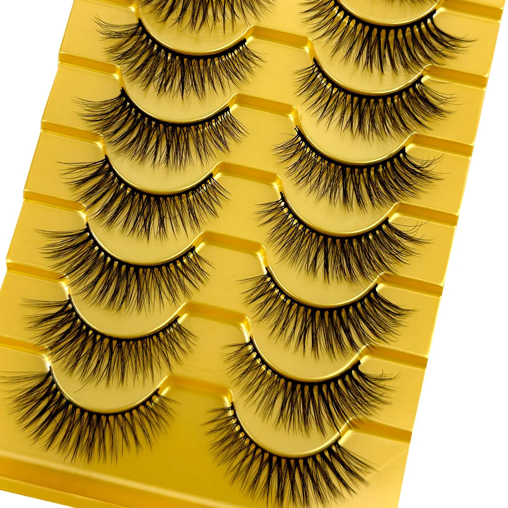 38 Stile 10 Paar Natürliche Lange 3D Nerz Falsche Wimpern Make-up-Set Nerz-Wimpernverlängerung Kurze Wimpern – Detail 13