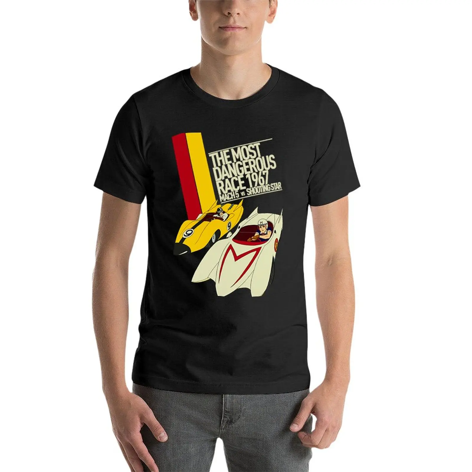 Camiseta de gran tamaño para hombre, camisa de secado rápido, vintage, personalizada, X vs Go Mifune, nueva carrera